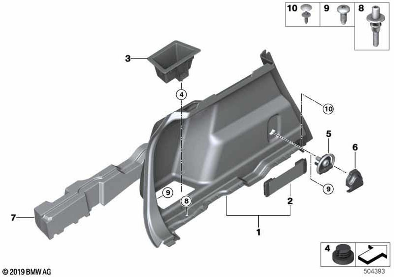 BMW純正Viper Pin（51477425368）| 51477425368