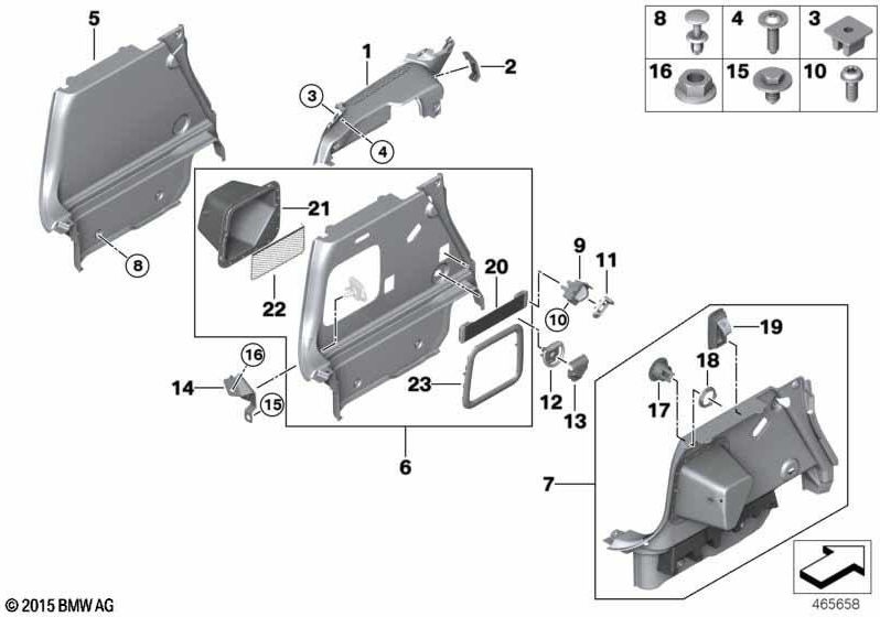 BMW純正ポケットホルダー（51477434632）| 51477434632