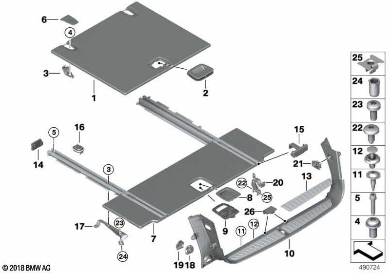 BMW純正カバーSchloss Schwarz（51477951953）| 51477951953