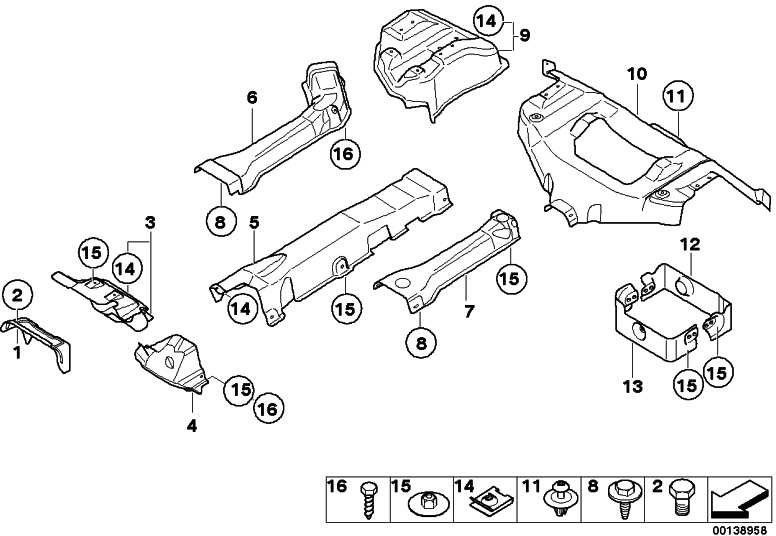 BMW純正熱断熱バッテリーリアミニ（51487147140）| 51487147140