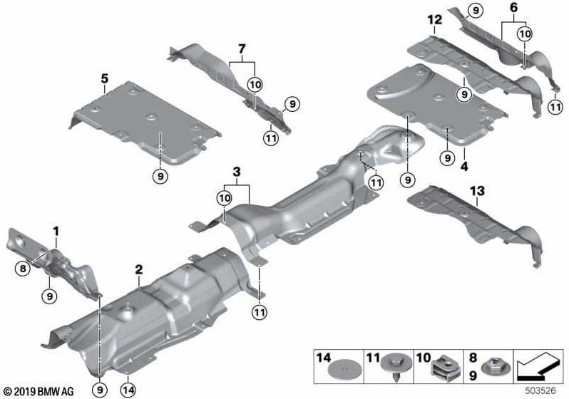 BMW純正熱断熱。 51487290781