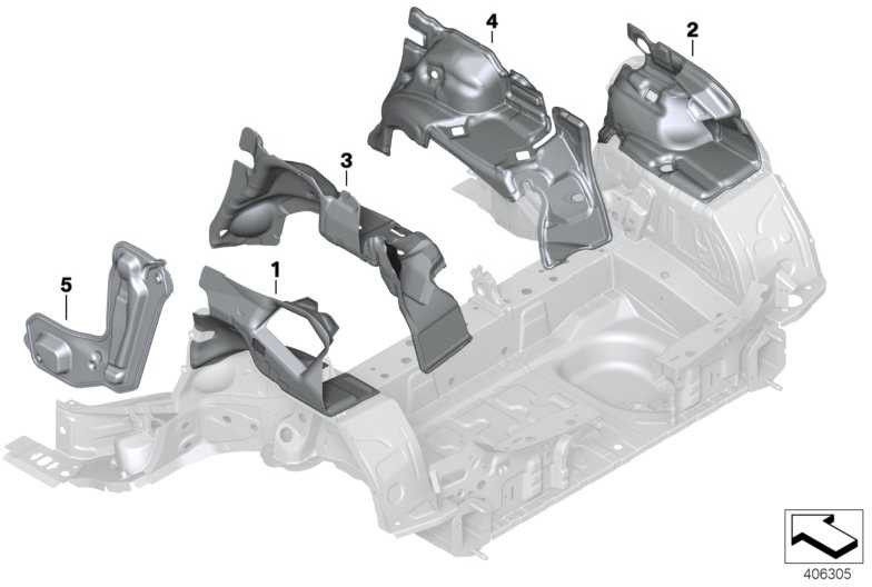 BMW純正サウンド断熱材Radhaus荷物コンパートメントが残っています。 MINI（51487298605）| 51487298605