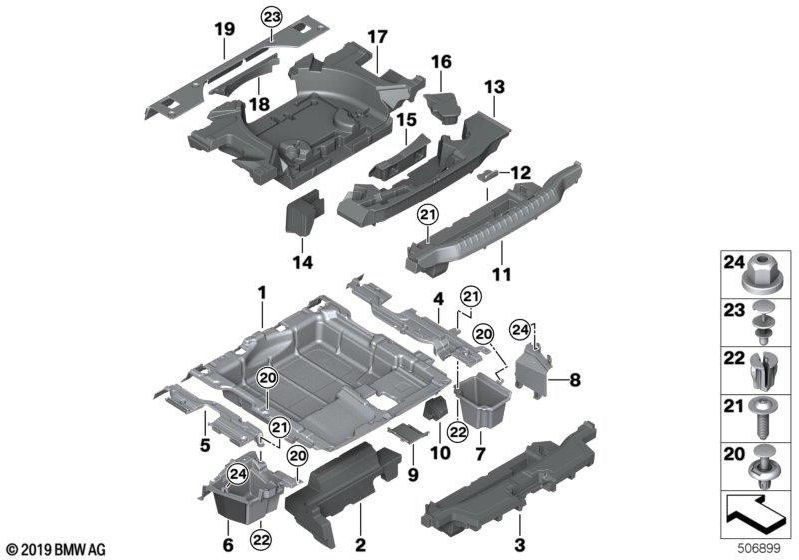 BMW本物の挿入バッテリーアダプター（51487941144）| 51487941144