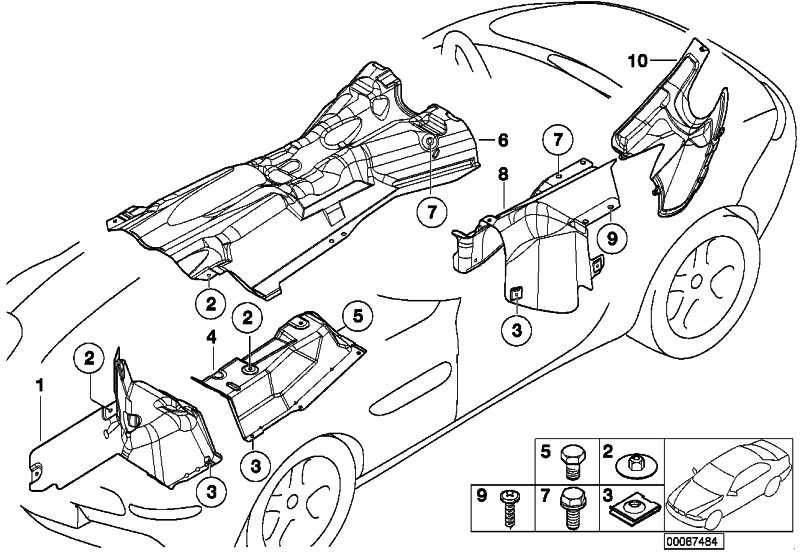 BMW純正熱断熱エンジンキャリア右Z8（51488234106）| 51488234106