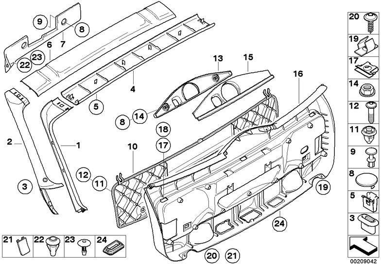BMW純正カバーワイパーストックOberパートシュワルツ（51492456299）| 51492456299