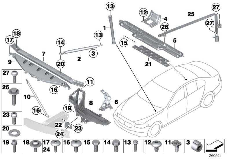 BMWバックの上部にある本物の接続51647200690）| 51647200690
