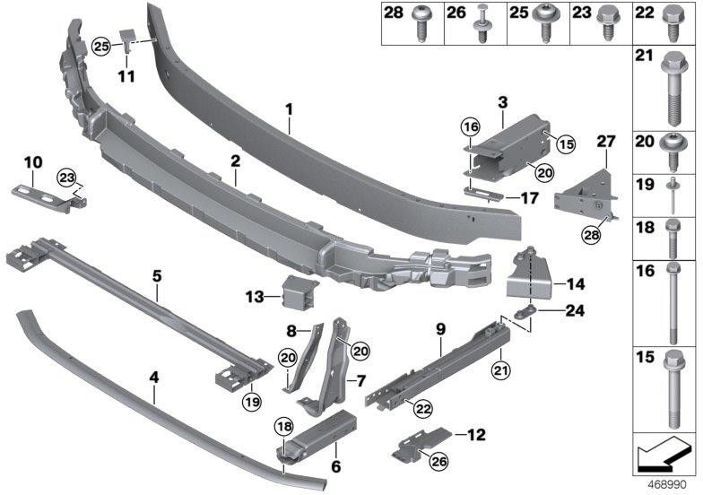 BMW本物のStossabsorber Front（51647378723）| 51647378723