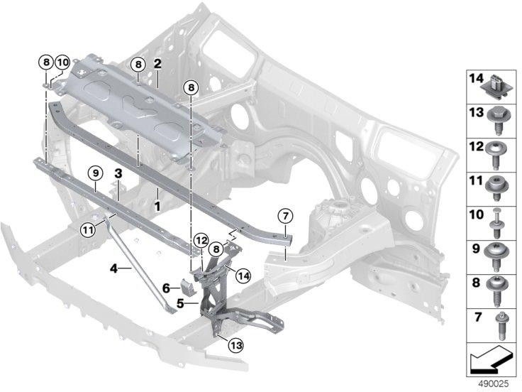 BMW背面での本物の接続（51647400109）| 51647400109