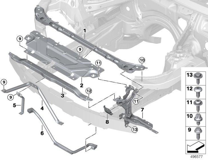 BMW左側の本物の録音ヘッドライト（51647422293）| 5164742293
