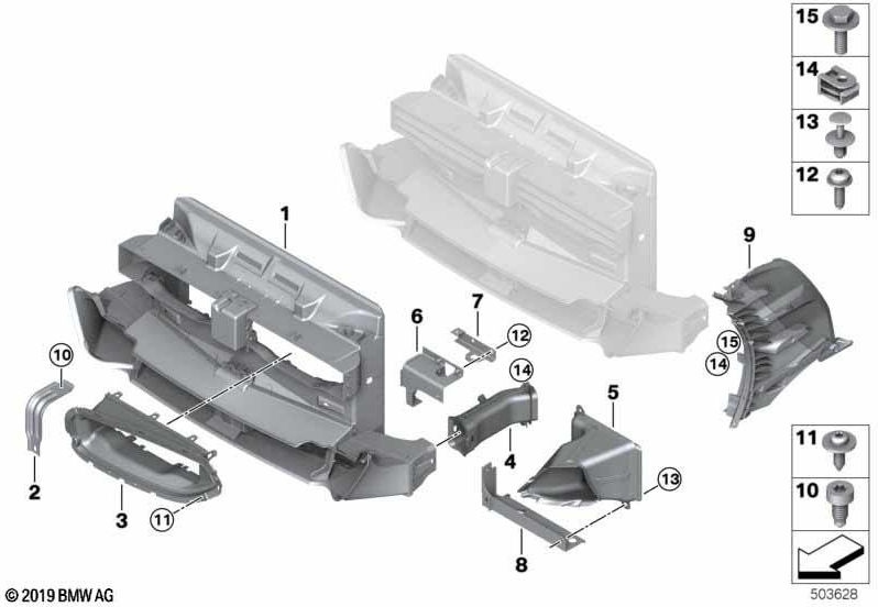 BMW本物のストレブ（51648496317）| 51648496317