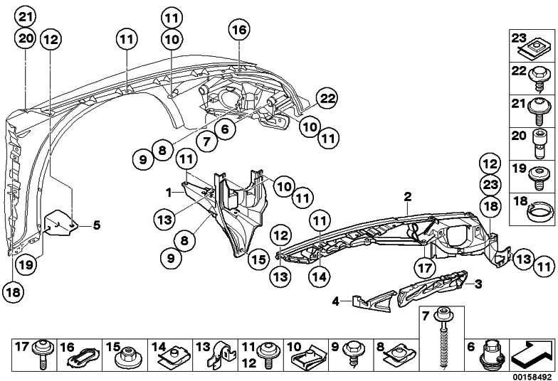 BMW宝くじ保護を備えた本物のレンズネジx5 x6（51652587911）| 51652587911