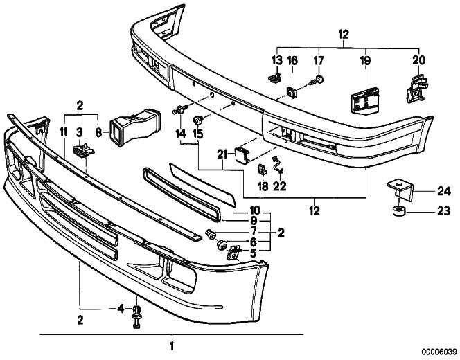 BMW純正FrontSpoiler M Technic（51712239865）| 51712239865