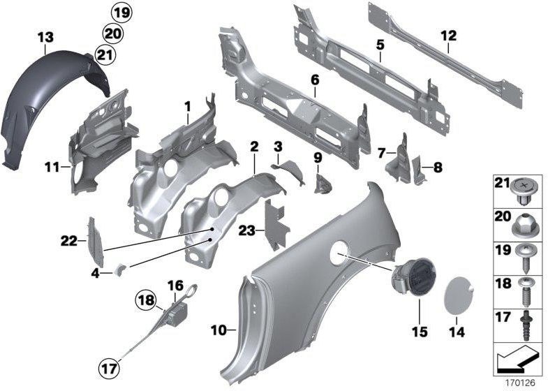 BMW本物の強化beat弾（51712758499）| 51712758499