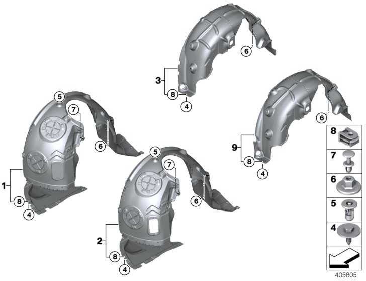 BMW本物のカバーRadhaus Front Left（51717346035）| 51717346035