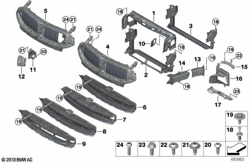 BMW本物のエアガイドブレーキ右（51747359814）| 51747359814
