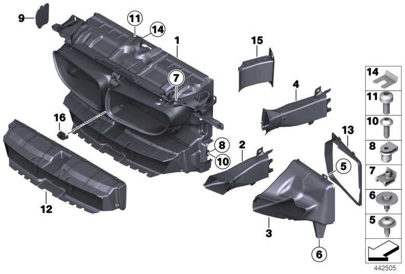 BMW本物の航空保護ブレーキ左6シリーズ（51747370383）| 51747370383