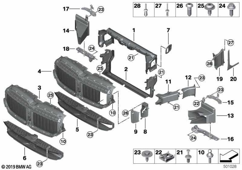 BMW本物のカバーカメラNIVI / M（51748494866）| 51748494866
