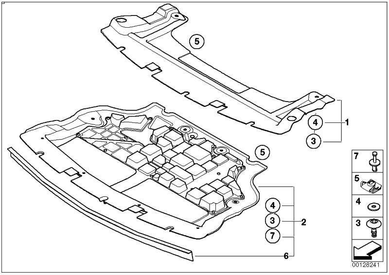 BMWフロントミニ（51757201782）の本物のアンダーボディ服| 51757201782