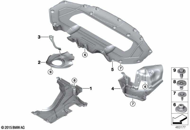 BMW本物のリアディフューザー（51757340187）| 51757340187