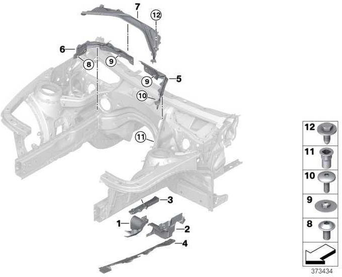 BMW純正アダプターカバーステアリングユニットLi。 3シリーズ4シリーズ（5175805957）| 5175805957