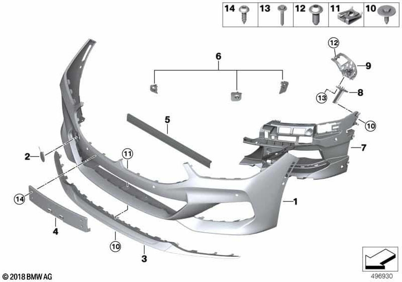 BMW本物のシーリングリップ-M-（51758075281）| 51758075281