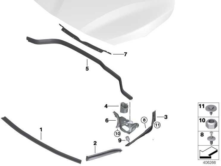 BMW本物のシールサイドウォールフロント左2（51767300517）| 51767300517