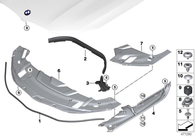 BMW本物のシールサイドウォール左（51767349605）| 51767349605
