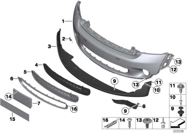 BMW純正spreizniet l = 15mm mini（51770382696）| 51770382696