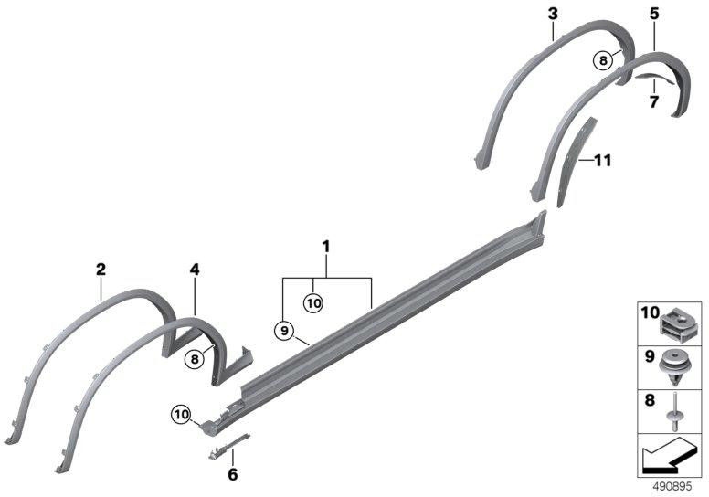 BMW本物のMアパーチャ自転車は正面左-M-（51778064819）| 51778064819
