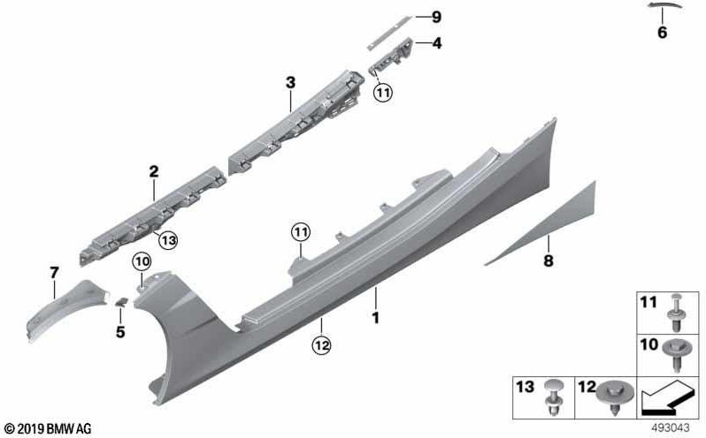 BMW純正クラッドSweille Priduct M（51778746262）| 51778746262