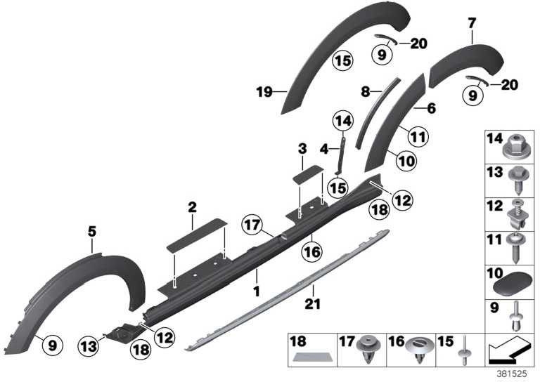 右の前のBMW純正開口部（51779801882）| 51779801882