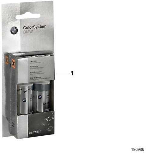 BMW純正ラックスティフトセットSterlingGrauが出会った。 2x12ml 472（51910302240）| 51910302240