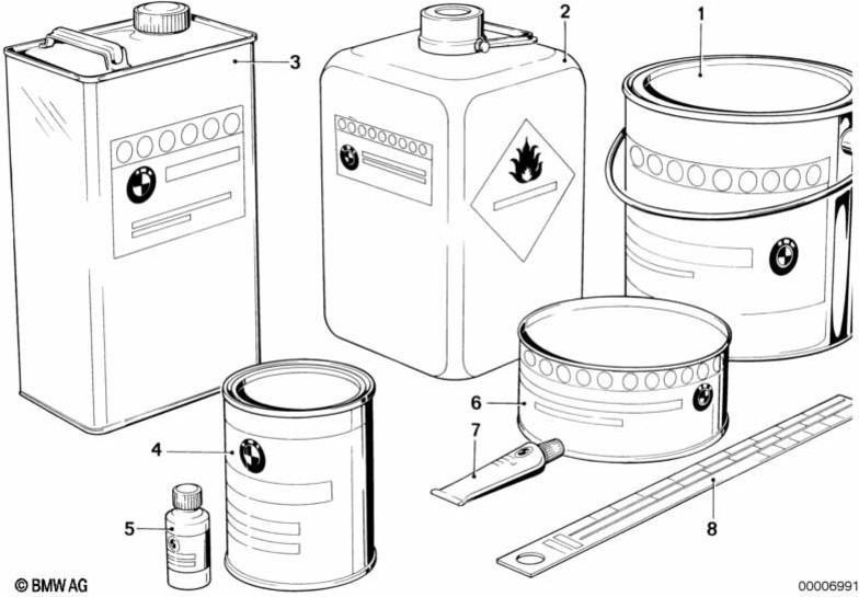 BMW純正スプレーコントロールカラーブラック400ml（51911052231）| 51911052231