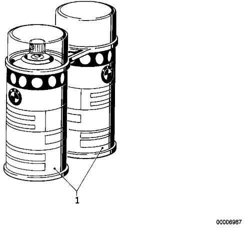 BMW純正ラックスプレーセットアークティック。 2x150ml 309（51915a55b66）| 51915A55B66