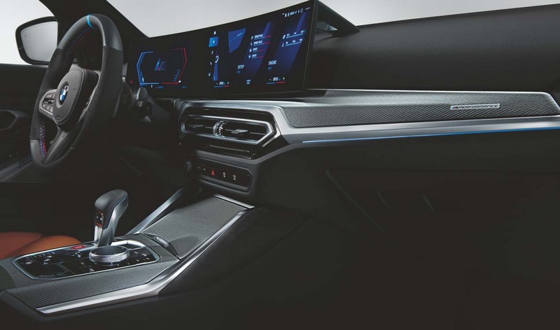 BMW本物のMパフォーマンスインテリアブレンドカーボン/アルカンタラ3シリーズG20 LCI G28 LCI I3 G28 BEV M3 G80 4シリーズG23 G26 M4 G82 G83 | 51955A42425