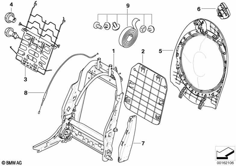 BMW本物のハンドル左（52102754765）| 52102754765