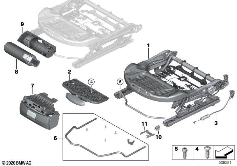 BMW純正ホルダーFeuerhöscherRight（52107400658）| 52107400658