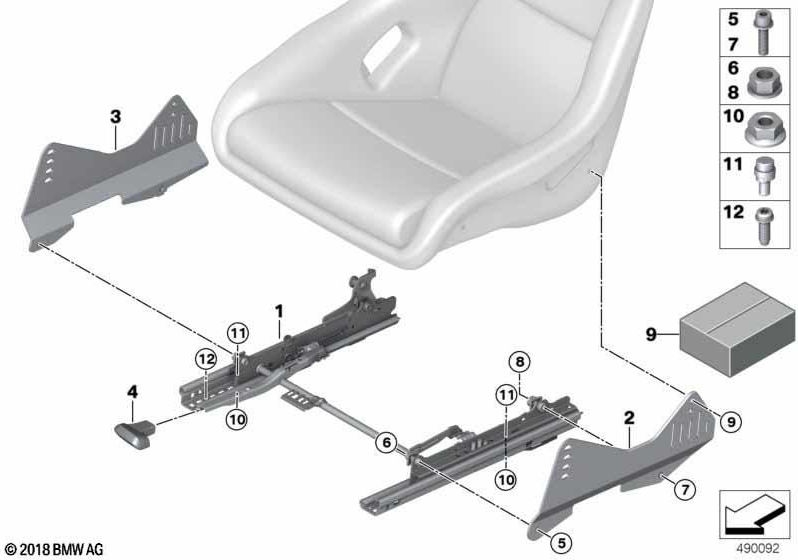 BMW純正シリンダースクリューブラックM8x20（52107841330）| 52107841330