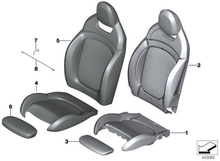 BMW純正カバーDinamica JCW（52107939770）| 52107939770