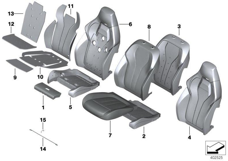 BMW純正暖房要素コンフォートシート気候（52108060736）| 52108060736
