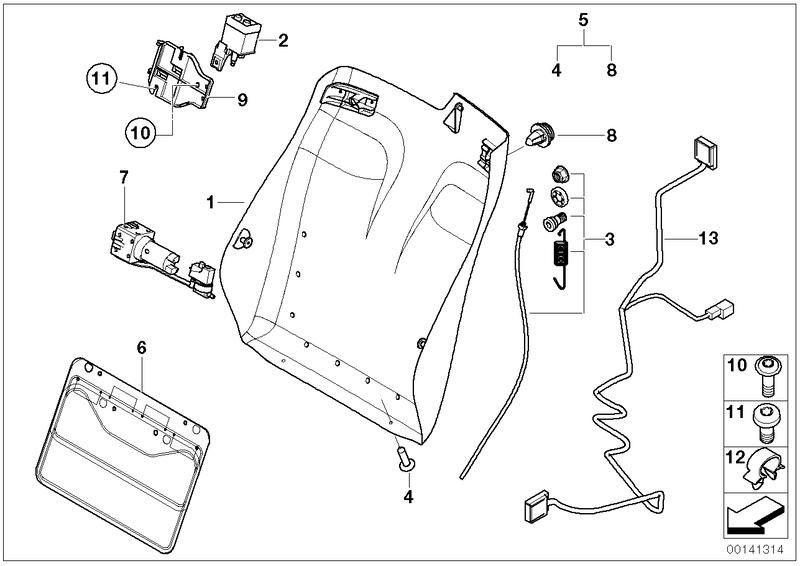 BMW純正シリンダースクリューM5 x 12 T25（52108099044）| 52108099044