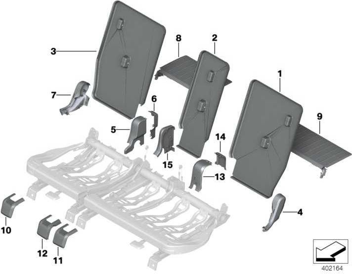 BMW本物のブレンドレーネミットブラック（52207384744）| 52207384744