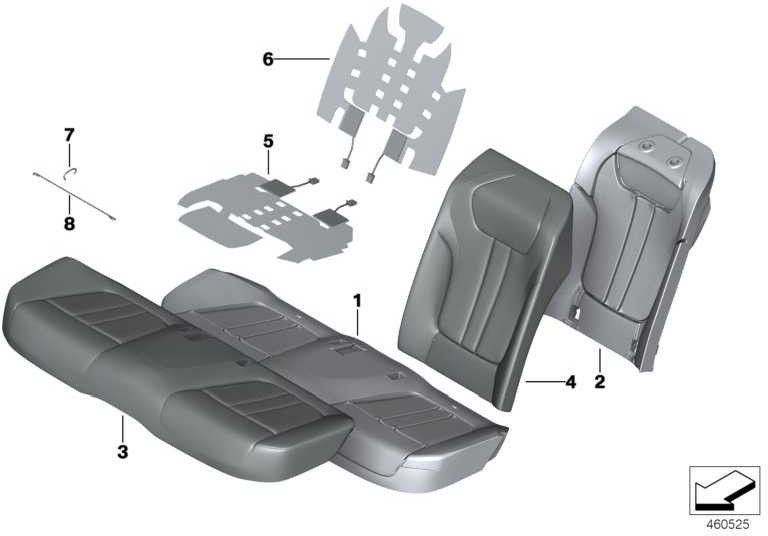 BMW本物のカバーベースシート気候革NAEW 11ホワイト（52207413206）| 52207413206