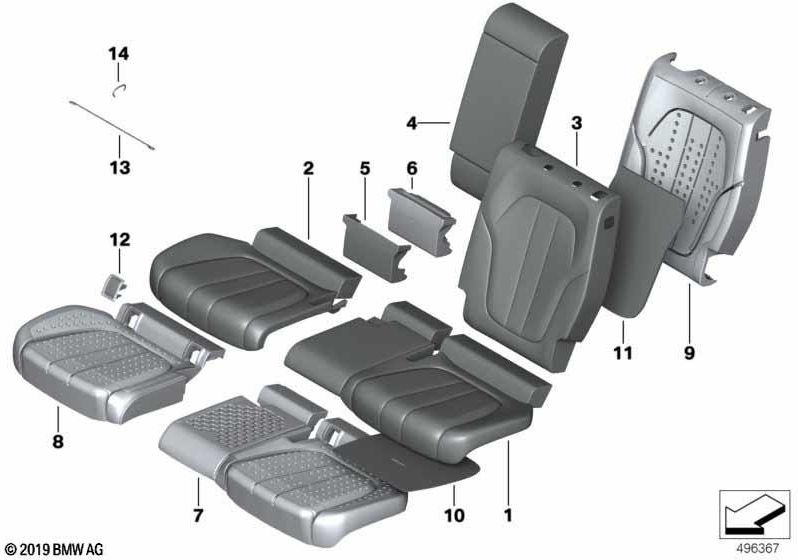 BMW本物の絞りIsofix Schwarz（52208491149）| 52208491149