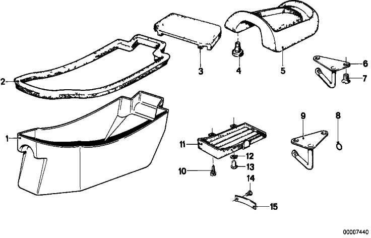 BMW本物のツールボックス（52531232640）| 52531232640