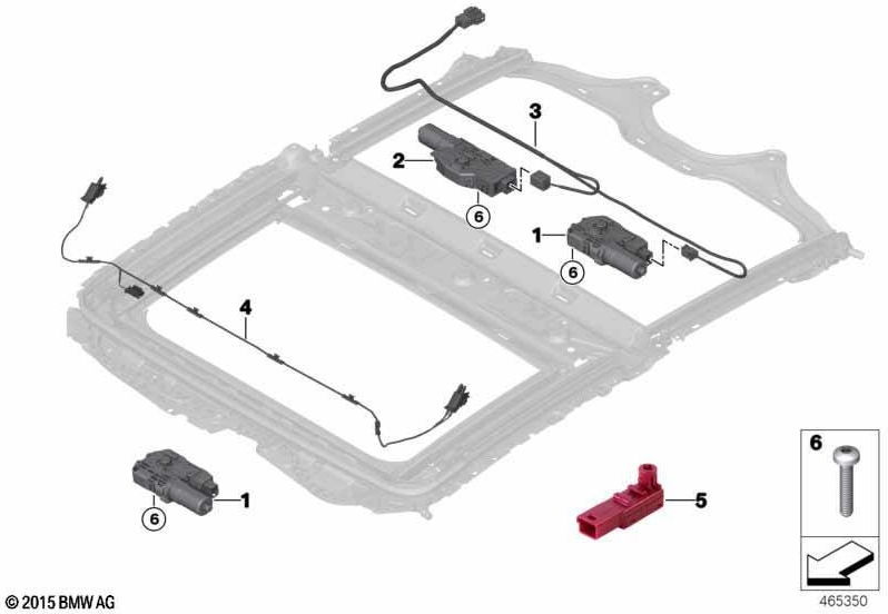 BMW純正ドライブパノラマルーフ（54109448732）| 54109448732