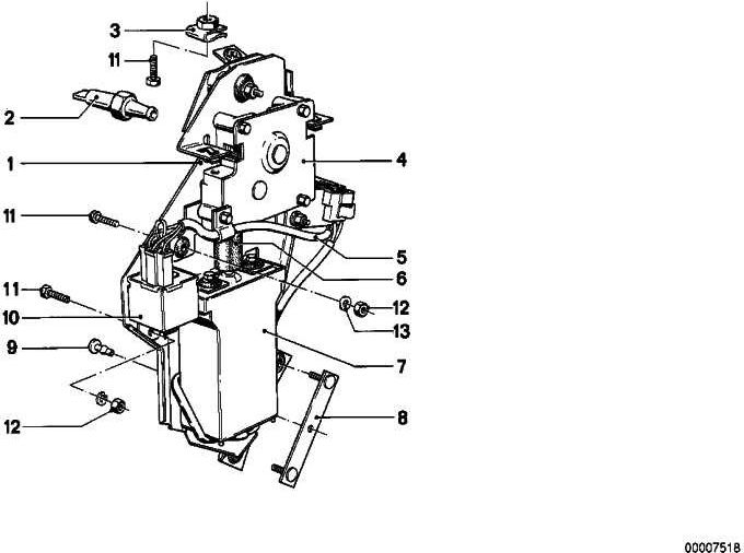 BMW本物のKlammer 7er K25（54121858966）| 54121858966
