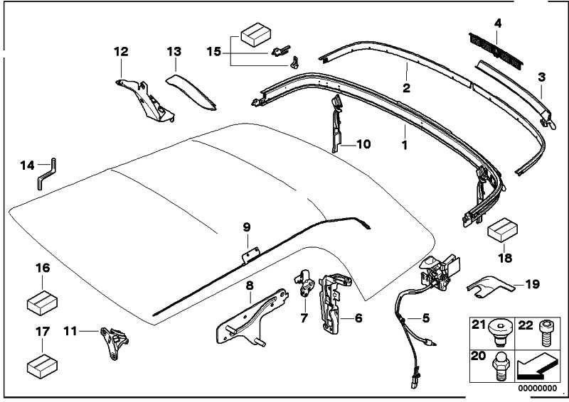 BMW本物のサードブレーキランプレッドミニ（54342758124）| 54342758124