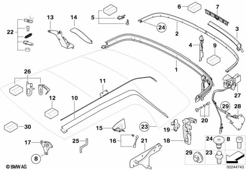 BMW本物のベースプレート左（54347079881）| 54347079881