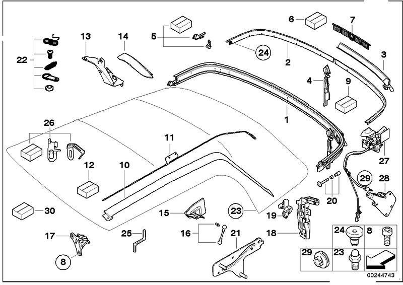 BMW本物の吸収体右（54347154510）| 54347154510